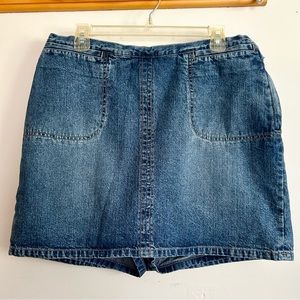 Vintage Jean Skort By Venezia